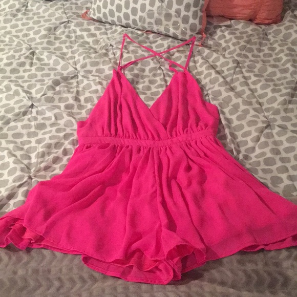 Pants - Hot Pink Romper